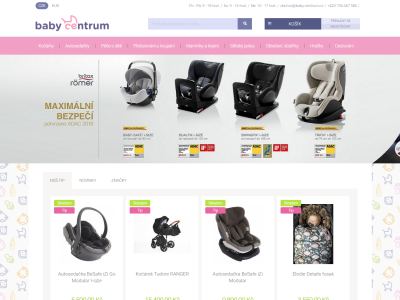 BABY CENTRUM – náhled webu