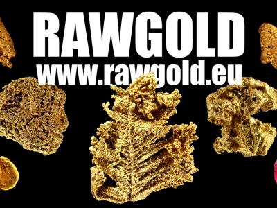 Rýžování zlata RawGold – náhled webu