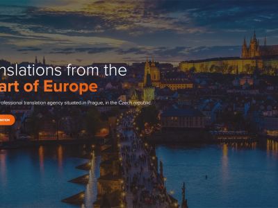 Meriva Translations – náhled webu