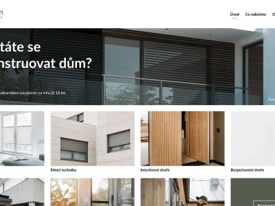 Kapitan interiery, s.r.o. – náhled webu