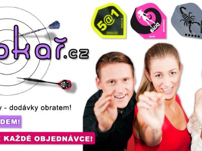 Sipkar.cz - vže pro šipky – náhled webu